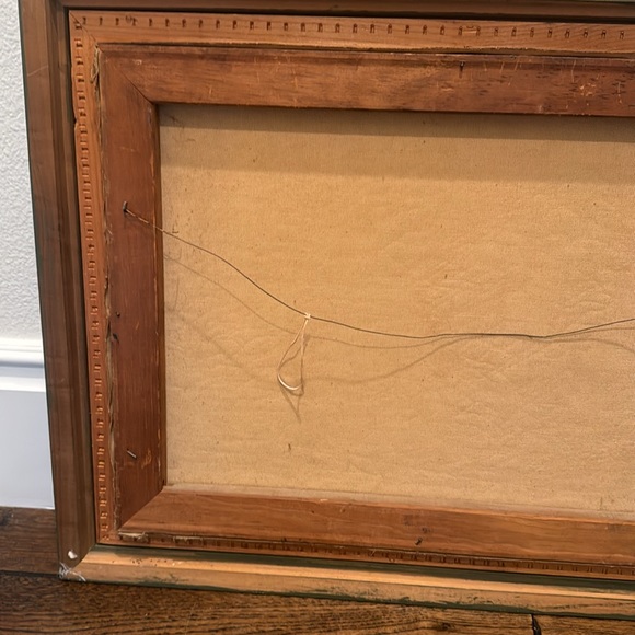 Vintage floral & vase painting - Picture 4 of 9